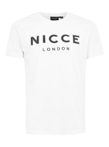 Topman Mens Nicce White Core T-shirt