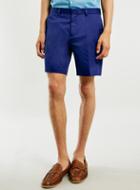 Topman Mens Blue Mid Length Shorts