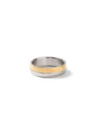 Topman Mens Grey Silver Gold Band Ring*