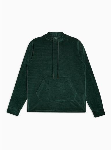Topman Mens Antioch Green Hoodie*