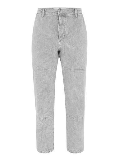 Topman Mens Black Gray And White Stripe Original Work Pants