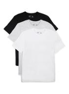 Topman Mens Black White And Grey T-shirt Multipack