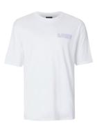 Topman Mens White Lazy Print Short Sleeve T-shirt