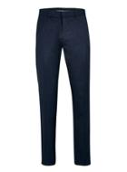 Topman Mens Blue Navy Textured Slim Fit Suit Pants