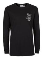 Topman Mens Black 2pac Print Oversized Long Sleeve T-shirt