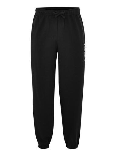 Topman Mens Vision Street Wear Black Essential Joggers