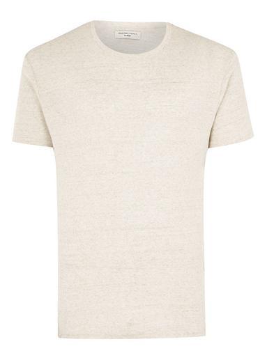 Topman Mens Brown Selected Homme Beige T-shirt