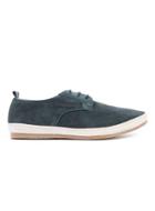 Topman Mens Blue Navy Suede Casual Lace Up Shoes