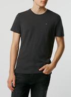 Topman Mens Hilfiger Denim Black Melange T-shirt