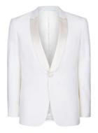 Topman Mens Cream Charlie Casely-hayford X Topman Off White Skinny Occasion Suit Jacket