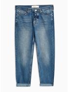 Topman Mens Blue Mid Wash Original Jeans