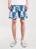 Topman Mens Multi Blue Jersey Print Shorts