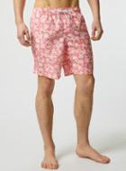 Topman Mens Pink Floral Board Shorts