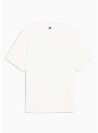 Topman Mens Cream Ecru Oversized Pocket T-shirt