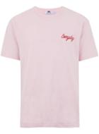 Topman Mens Pink 'everyday' Embroidery T-shirt