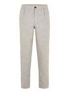 Selected Homme Mens Grey Selected Homme Gray Tapered Pants