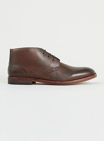 Topman Mens Hudson Houghton 2 Brown Leather Chukka Boots