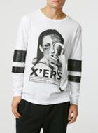 Topman Mens Systvm Reform White Long Sleeve T-shirt