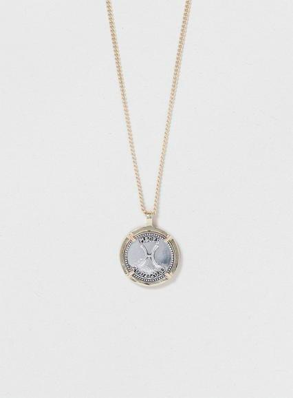 Topman Mens Metallic Pisces Zodiac Necklace*