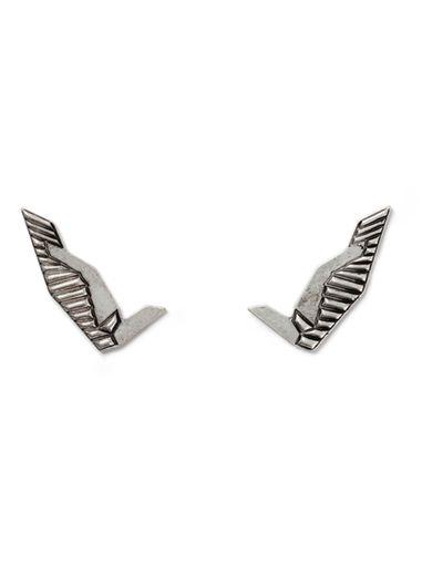Topman Mens Silver Look Wing Collar Tips*