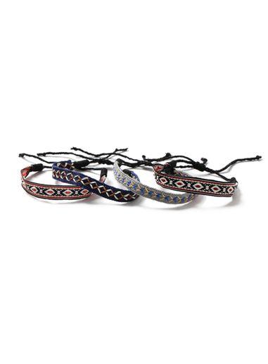 Topman Mens Multicoloured Festival Wristband Pack*