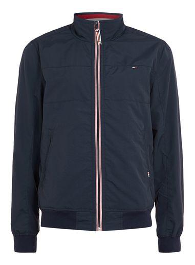 Topman Mens Blue Hilfiger Denim Navy Jacket