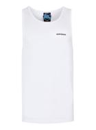 Topman Mens Nasir Mazhar X Topman White And Black Logo Tank Top