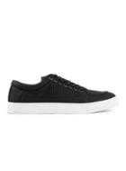 Topman Mens Black Lux Trainers