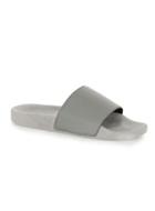 Topman Mens Grey Rubber Slider Sandals