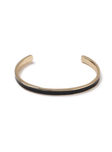 Topman Mens Black Gold Band Bracelet*