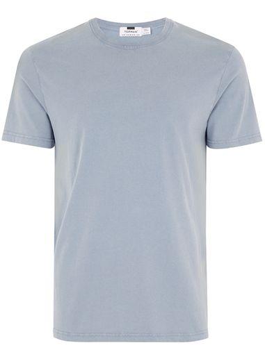 Topman Mens Blue Lightweight Pocket T-shirt