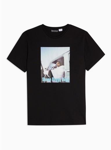 Topman Mens Black 'snoop Dogg' Print T-shirt