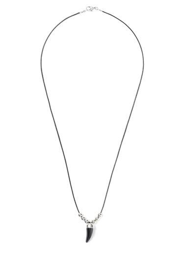Topman Mens Black Tusk Necklace*