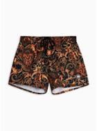 Topman Mens Multi Paisley Baroque Printed Swim Shorts