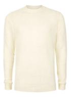Topman Mens Stone Boucle Textured Slim Fit Sweater