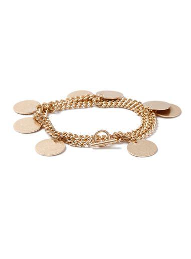 Topman Mens Gold Coin Bracelet*