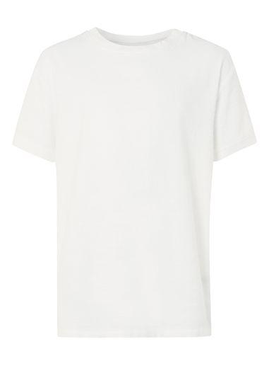 Topman Mens Ltd White Neppy Woven T-shirt