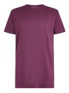 Topman Mens Purple Prune Slim Fit Long Line T-shirt