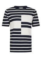 Topman Mens Topman Premium Navy And White Stripe T-shirt