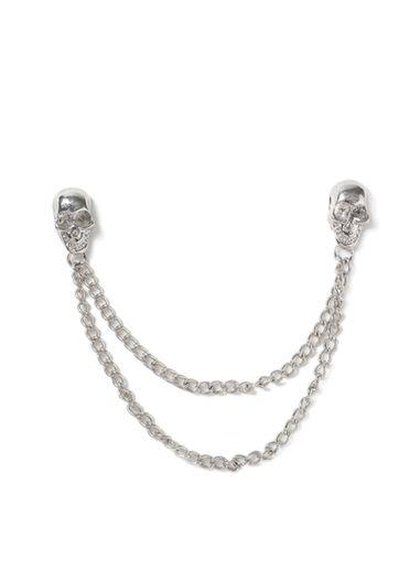 Topman Mens Silver Collar Tips*