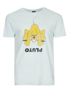 Topman Mens Blue Pluto T-shirt