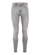 Topman Mens Grey Gray Wash Spray On Jeans