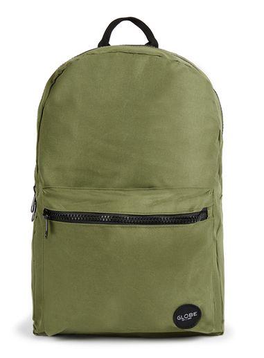Topman Mens Green Globe Khaki Backpack*