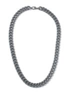 Topman Mens Grey Rubberised Chain Necklace*