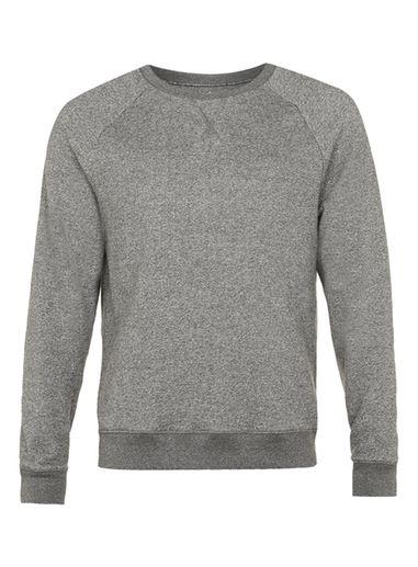 Topman Mens Grey Marl Super Soft Sweatshirt