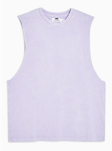 Topman Mens Purple Lilac Wash Vest