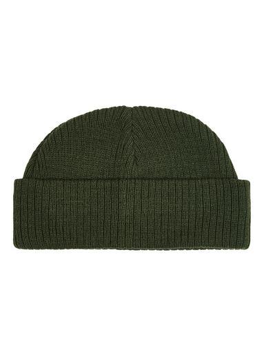 Topman Mens Khaki Olive Fisherman Beanie
