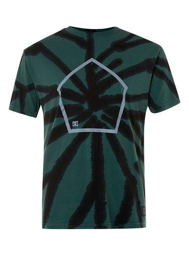 Topman Mens Dc Green Tie Dye T-shirt