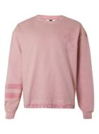 Topman Mens Pink Vctry Print Sweatshirt