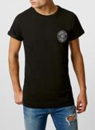 Topman Mens Black Brooklyn Print T-shirt